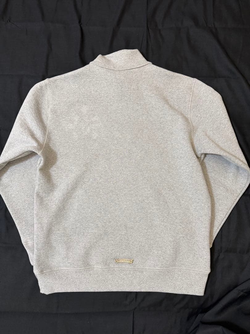 CHROME HEARTS ハーフジップ Y NOT クロスパッチ スウェット