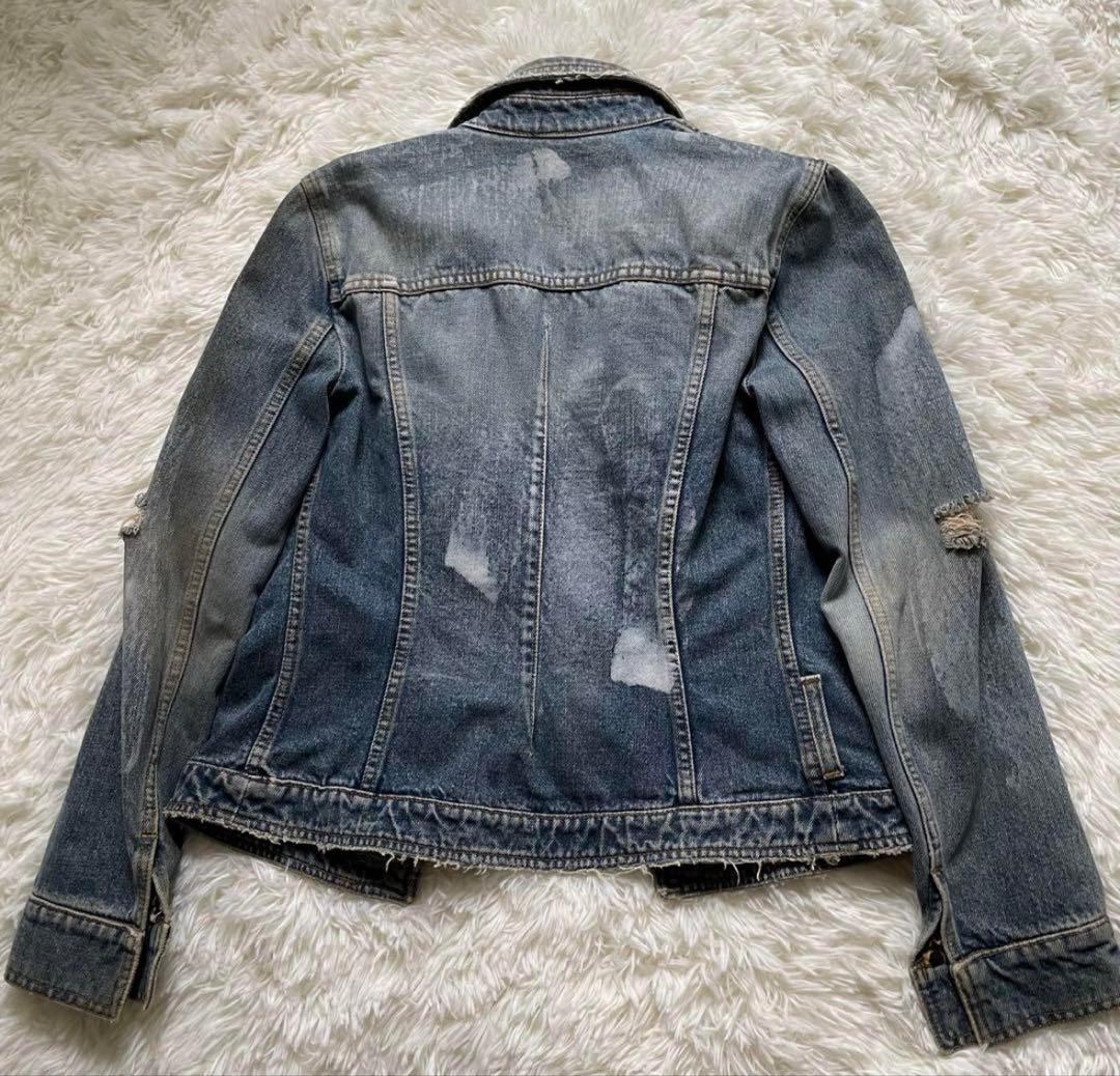 ドルチェアンドガッパーナ レオパード柄 デニムジャケット