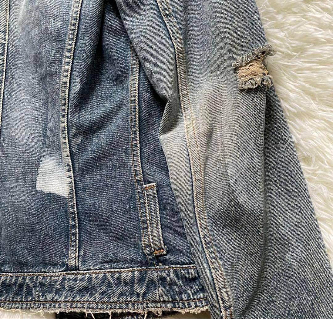 ドルチェアンドガッパーナ レオパード柄 デニムジャケット