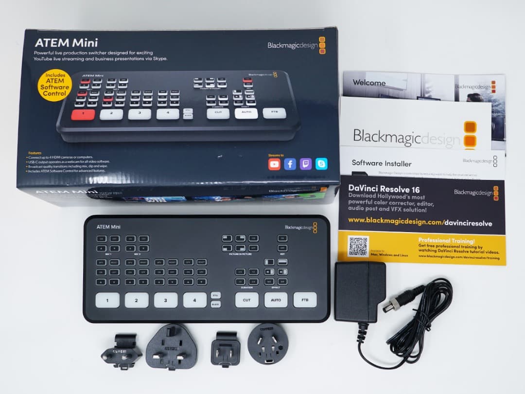 ユ*)様 ■極美品 ATEM Mini Blackmagic Design スイ