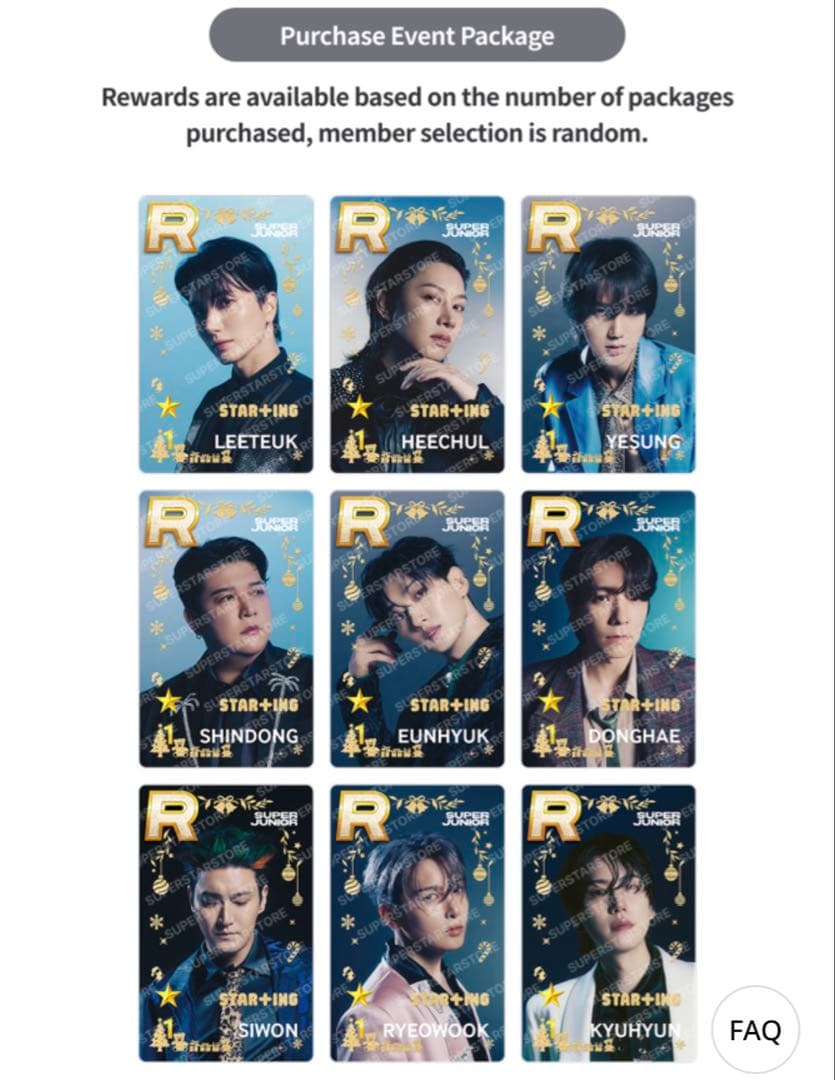 superstar smtown トレカ super junior イェソン