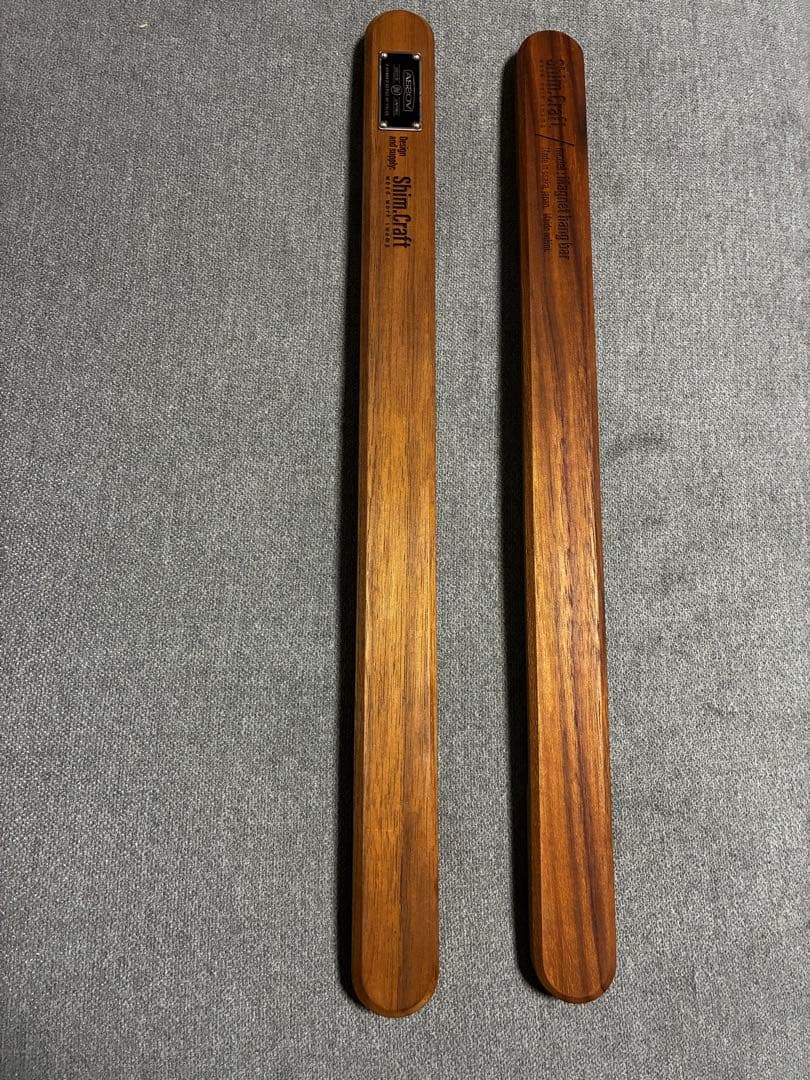 Shim Craft シムクラフト 横の棒 ウォールナット 2本セット