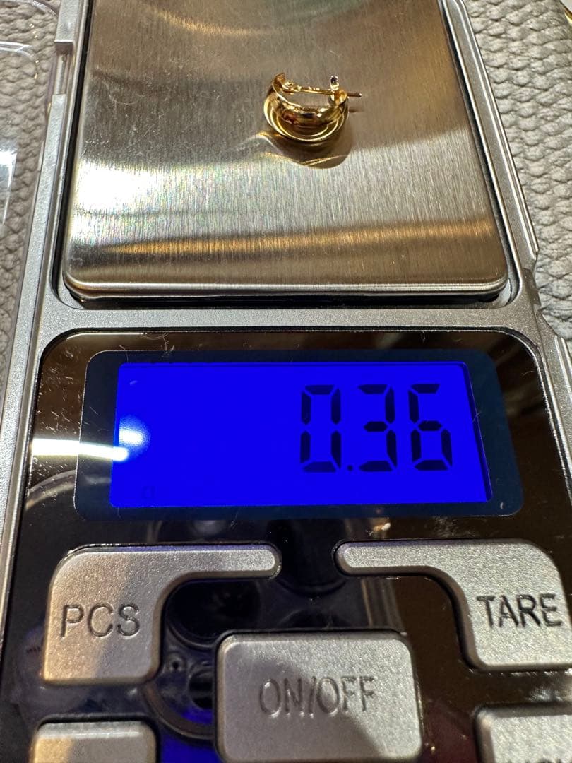 K18フープピアス 片耳用