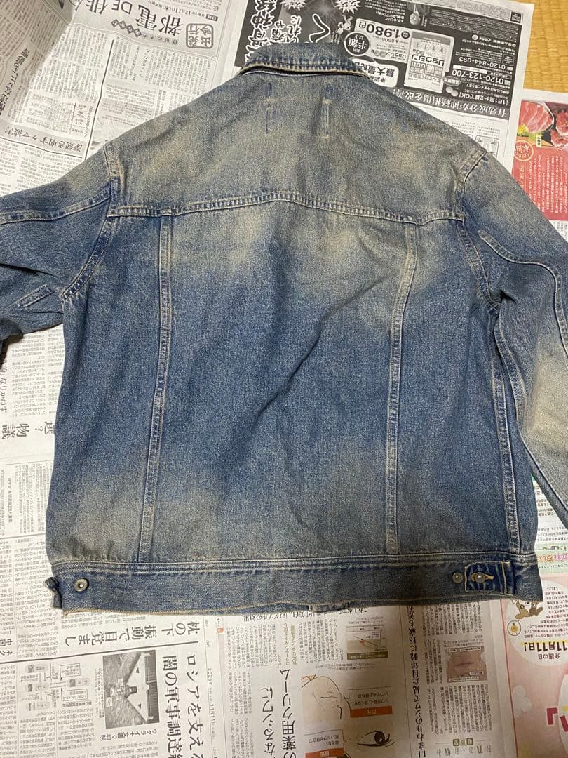 (値下げ)DAIRIKU デニムGジャン 2023aw ヴィンテージ加工