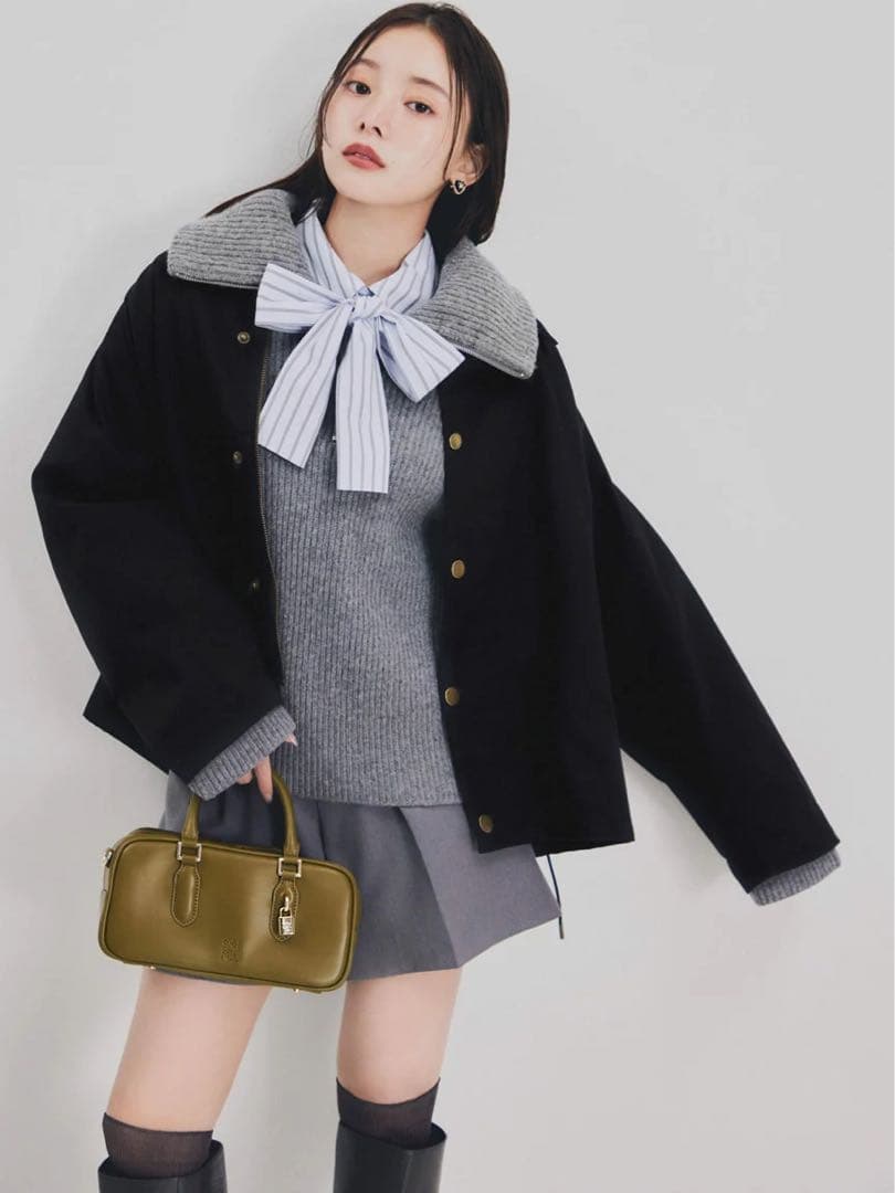 スナイデル　ボウタイシャツ　SAX