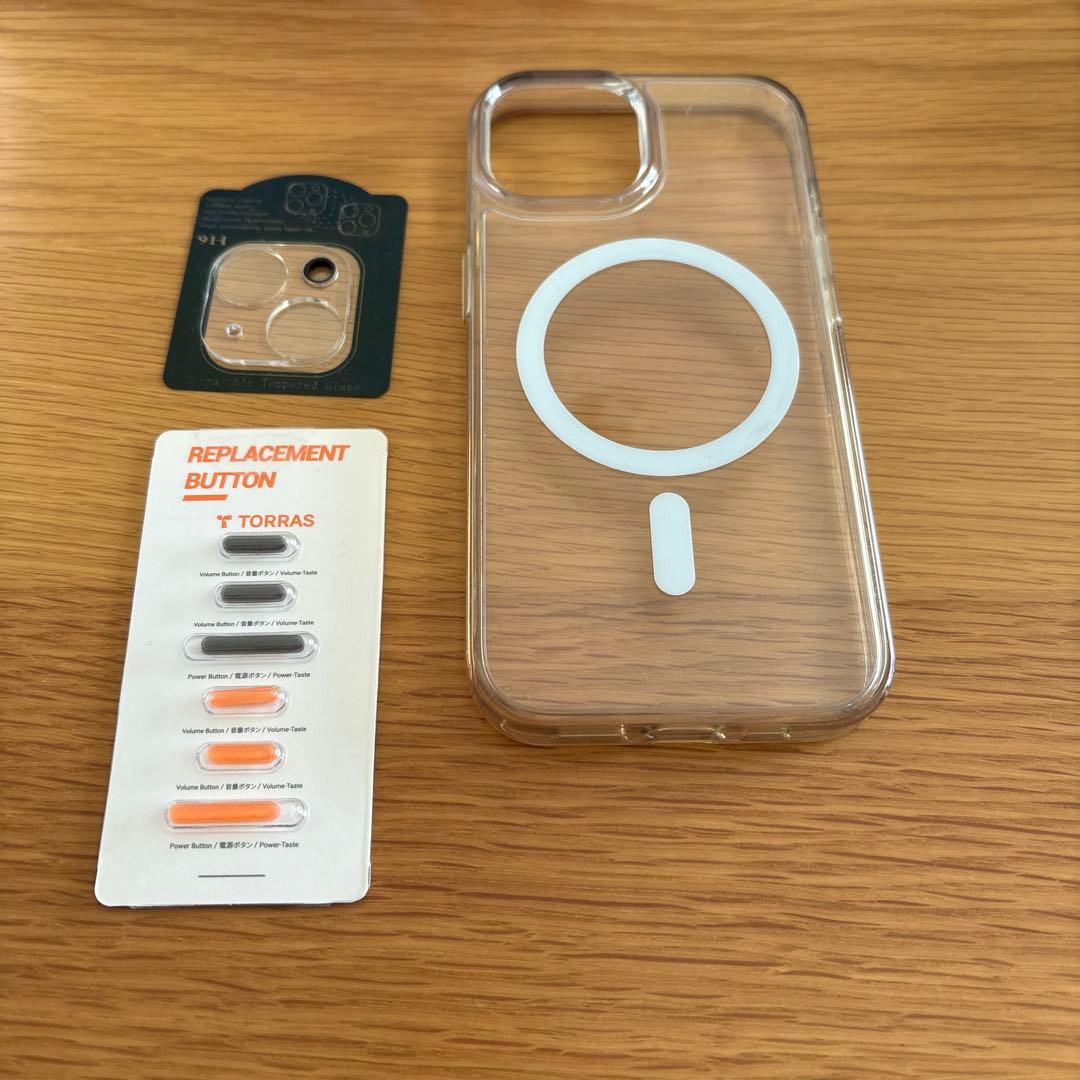 iPhone15 本体 ブルー SIMフリー 128GB ケース・箱付き