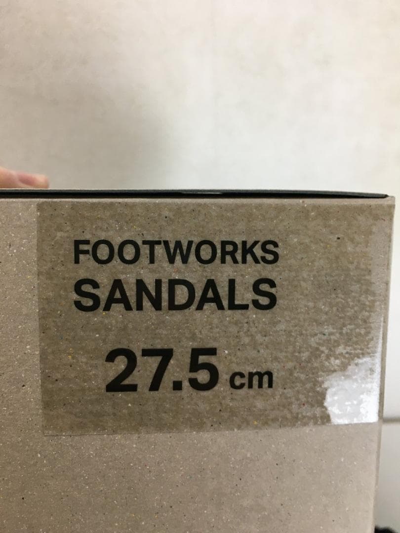 フットワークス 27.5 箱付き GUIDIレザー使用 上質 レザー サンダル