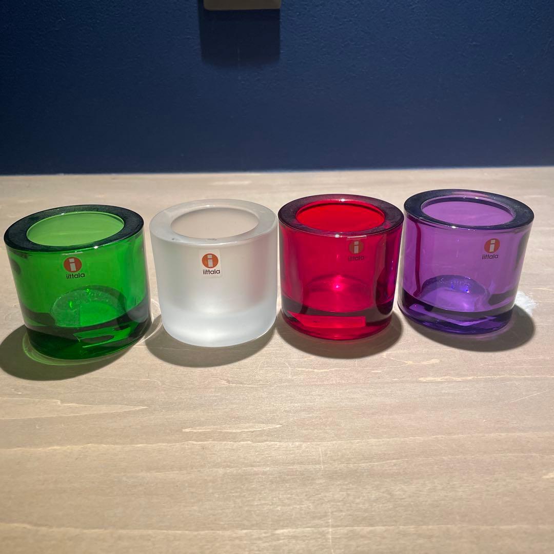 イッタラ Kivi キャンドルホルダー 4個セット