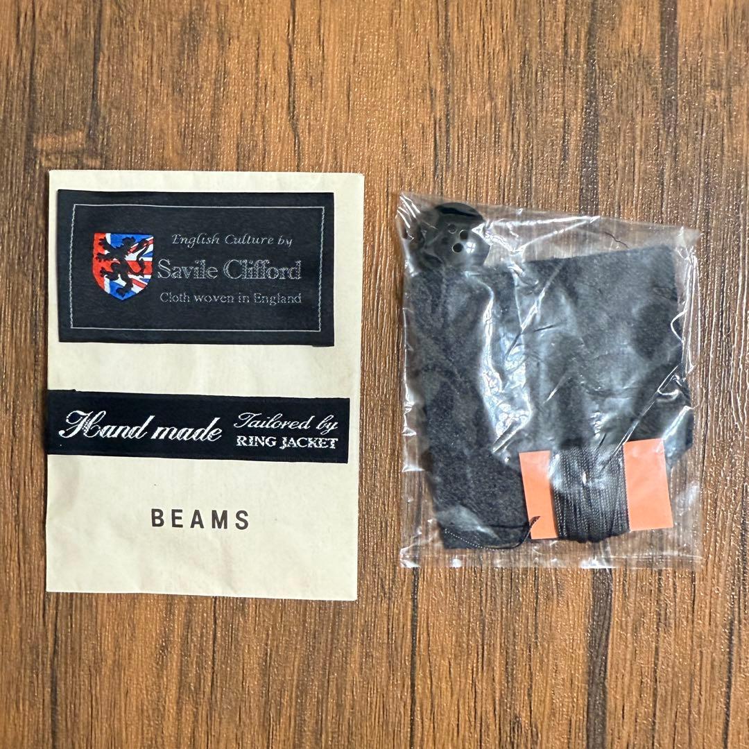 [新品] BEAMS F HANDMADE RING JACKET ストライプ