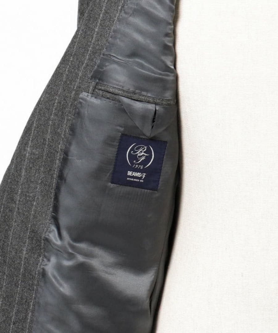 [新品] BEAMS F HANDMADE RING JACKET ストライプ