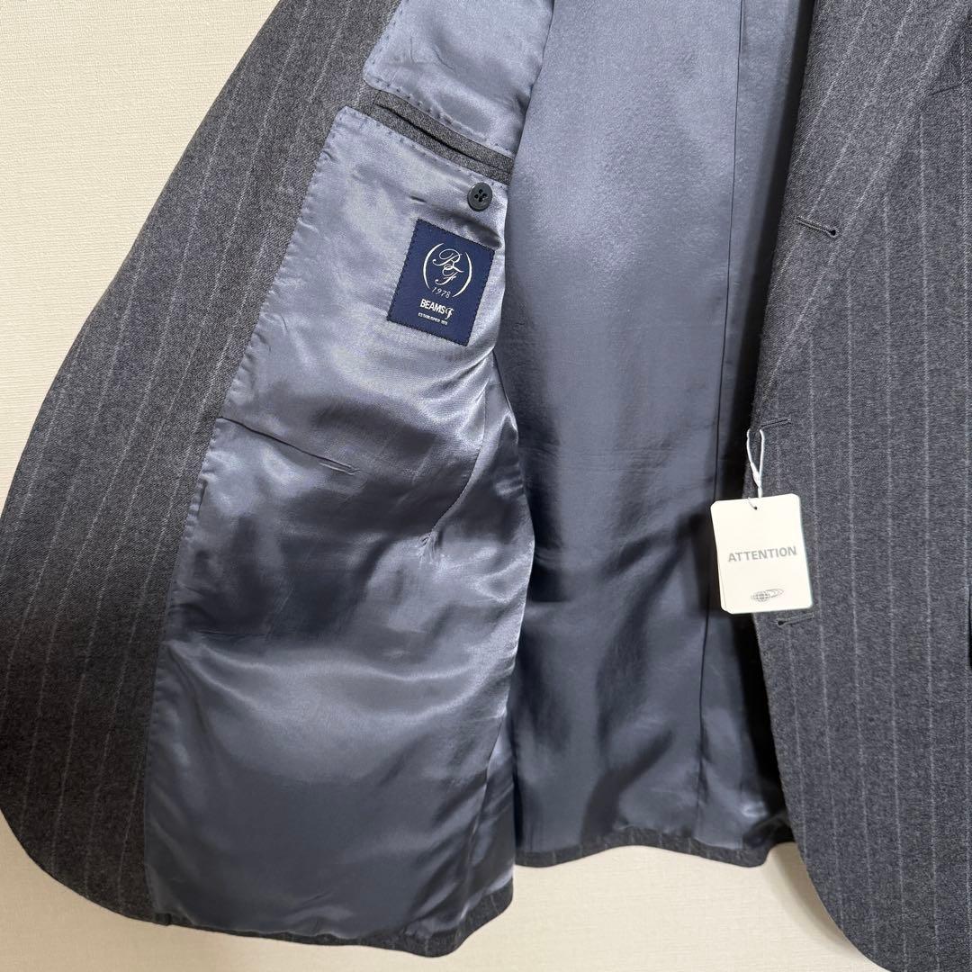 [新品] BEAMS F HANDMADE RING JACKET ストライプ