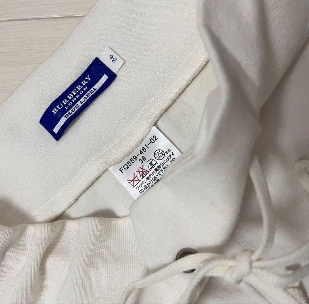 Y2K バーバリー　Burberry ホワイト ショートパンツ　白