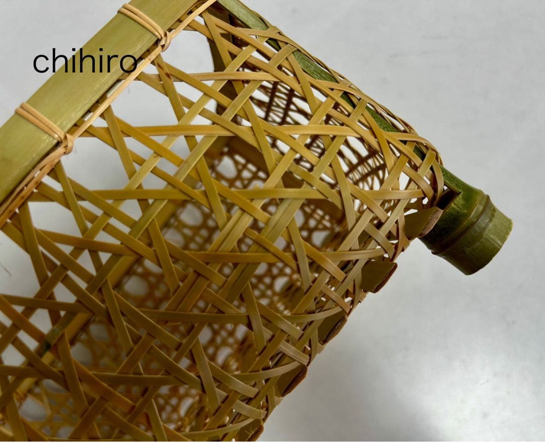 水切り竹かご 椀かご（新品未使用）直径横約30.5センチ縦約25 高約16.5