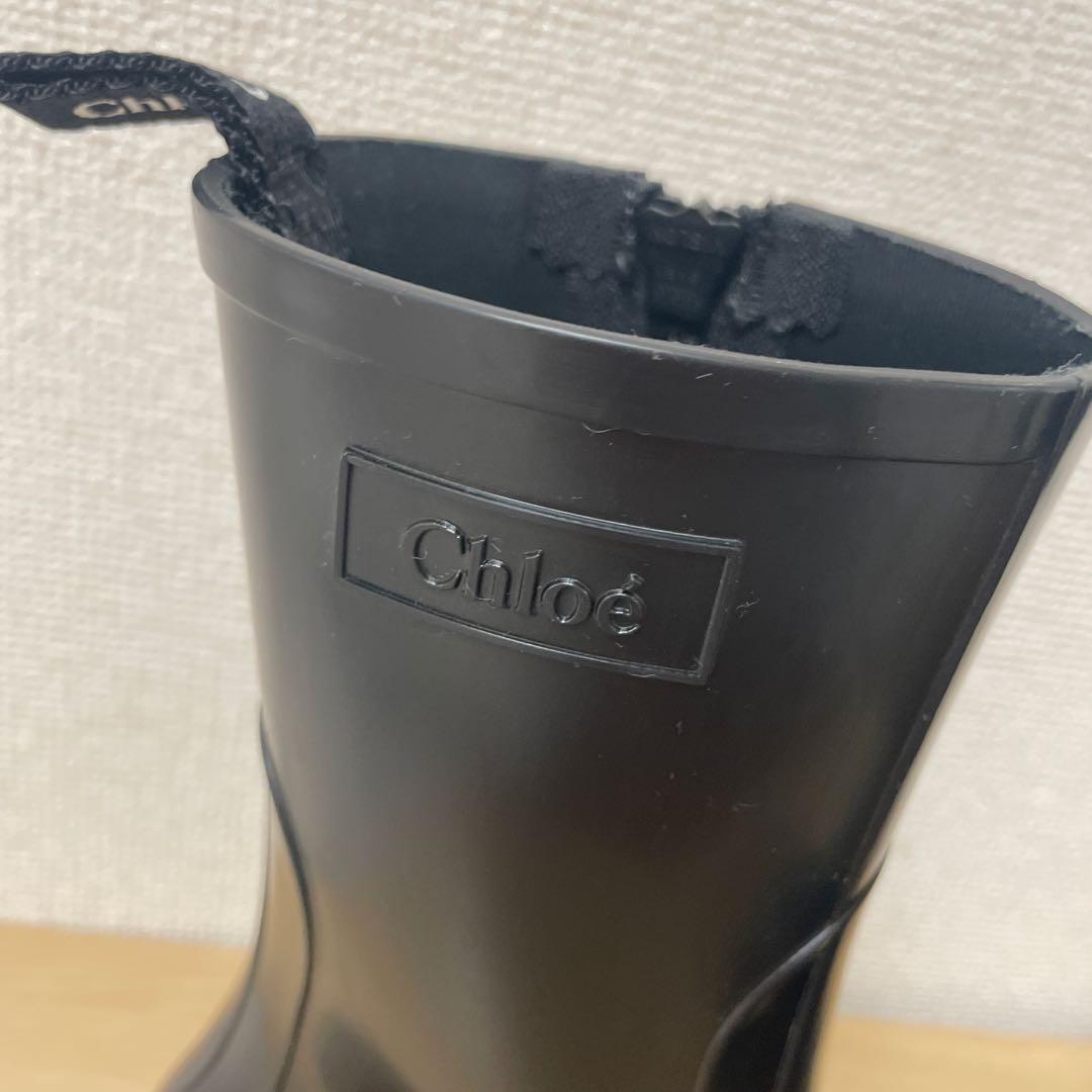 まい⭐︎Chloé ブラック 長靴・レインブーツ