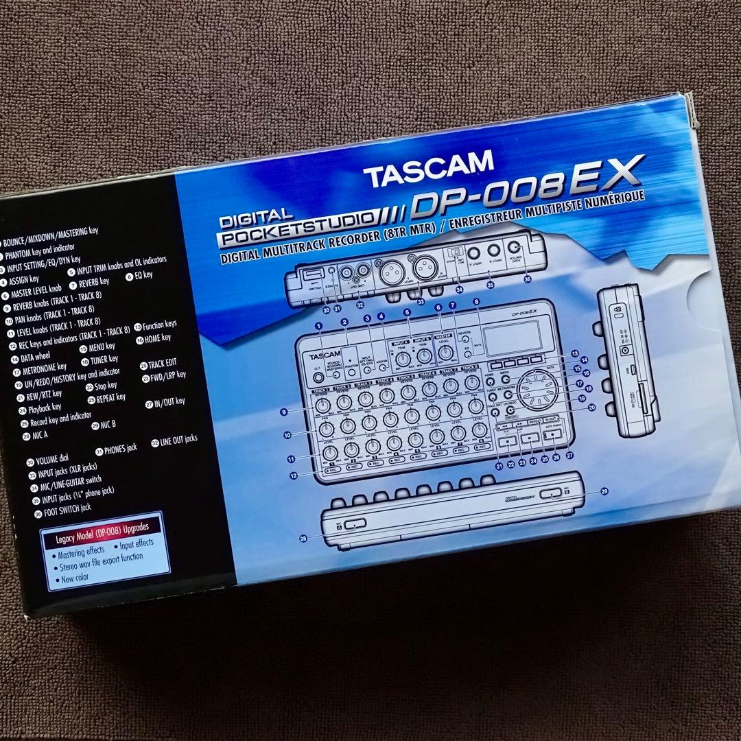 【未開封新品】TASCAM DP-008EX タスカム マルチトラックレコーダー
