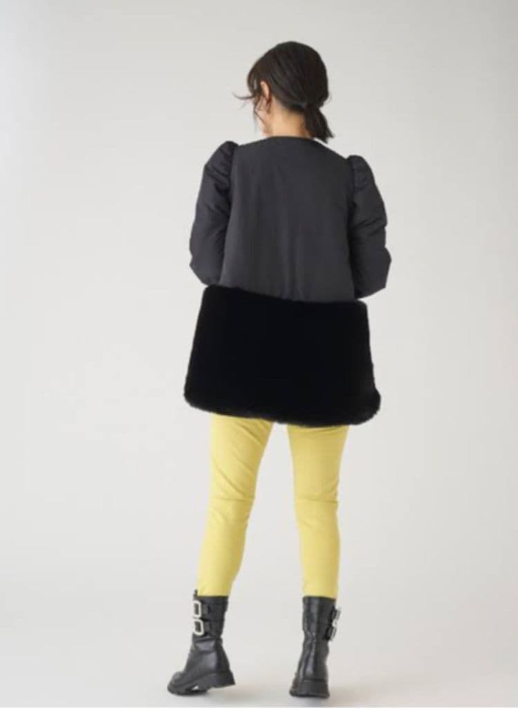 CELFORD エコファーコンビブルゾン　38サイズ