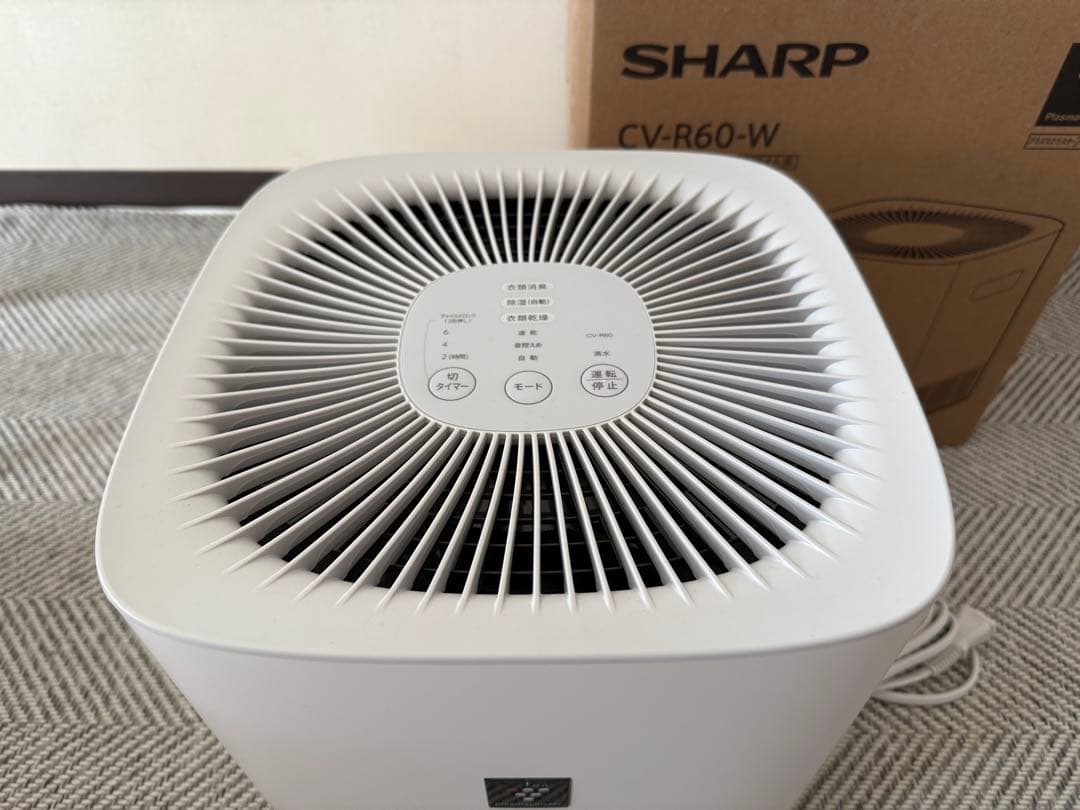 シャープ　除湿乾燥機　CV-R60-W