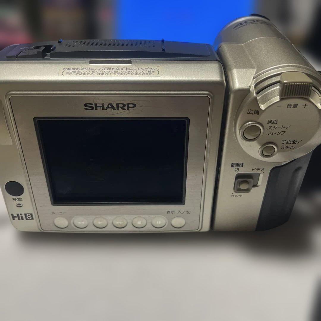 SHARP VideoHi8 ビデオカメラ　VL-EH500 ①