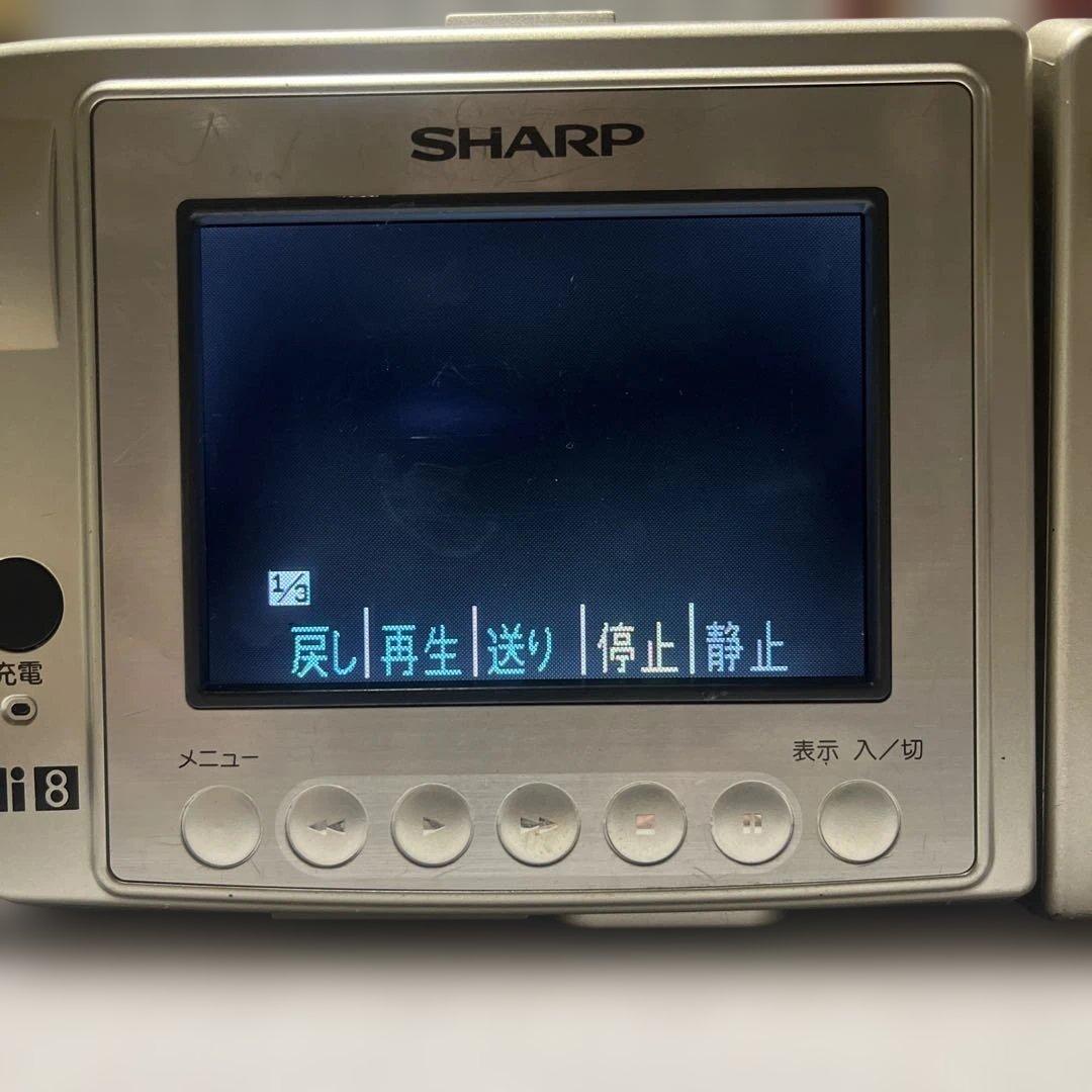 SHARP VideoHi8 ビデオカメラ　VL-EH500 ①