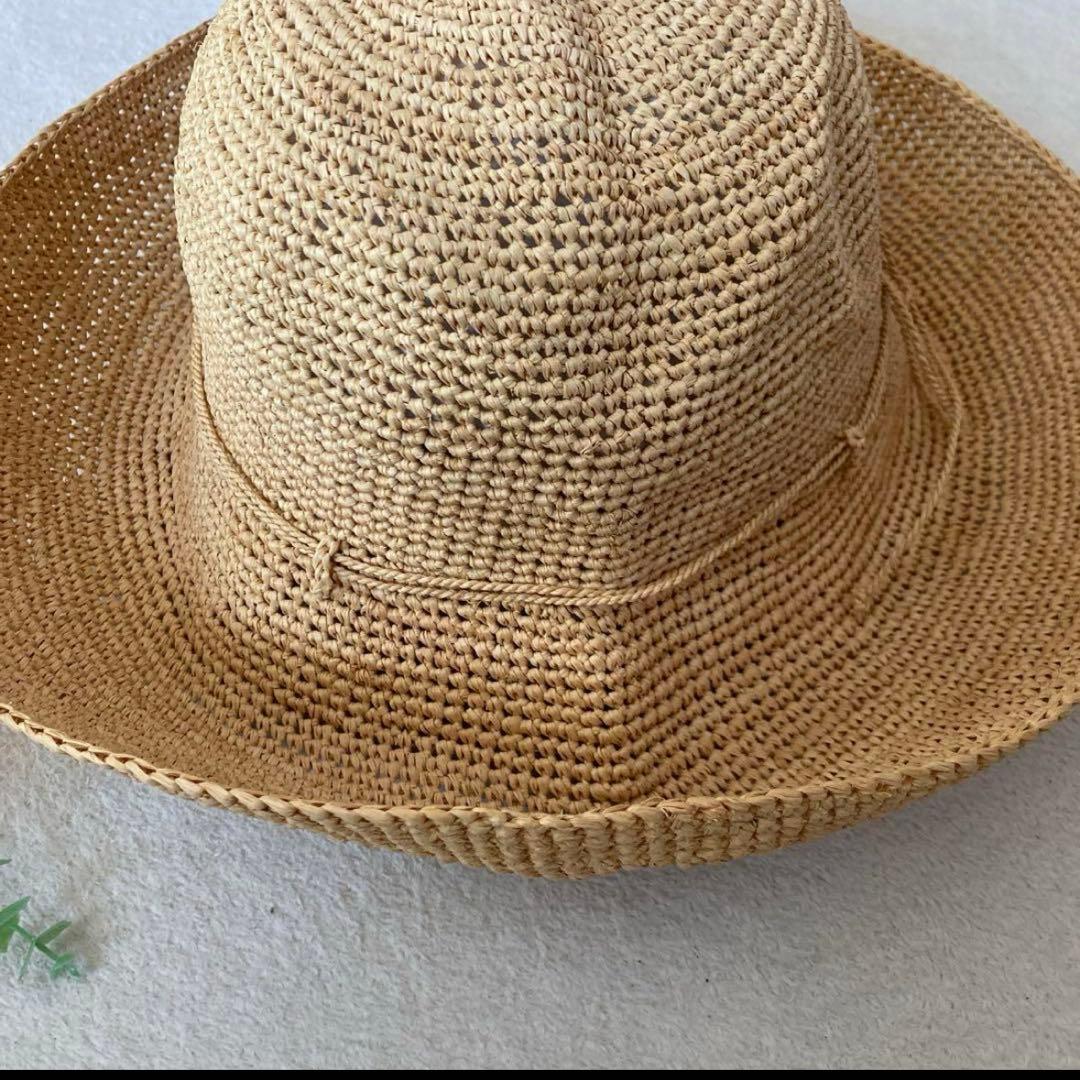 pucci 様HELEN KAMINSKI ストローハット 麦わら帽子 つば広め