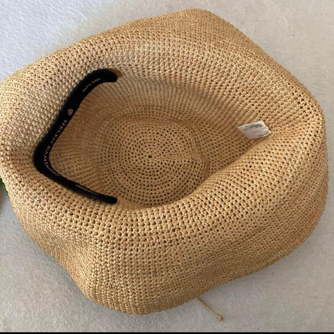 pucci 様HELEN KAMINSKI ストローハット 麦わら帽子 つば広め