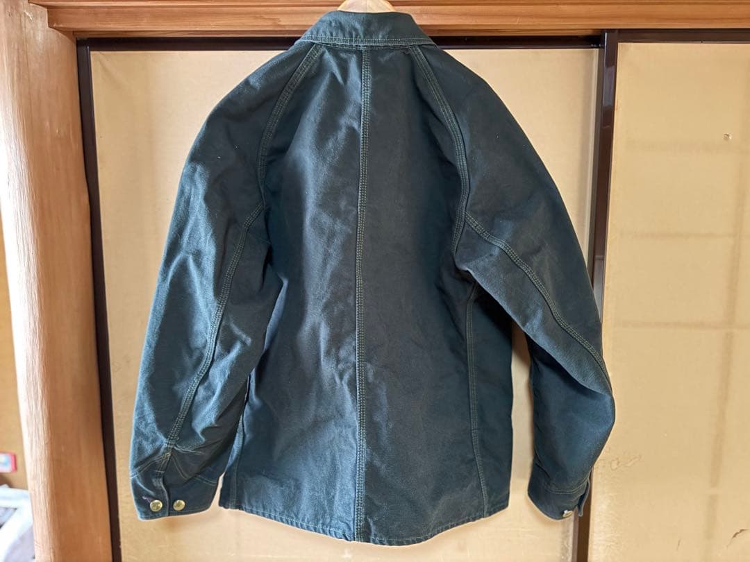 TCBジーンズ　キャットヘッドジャケット グリーンキャンバス　カバーオール　40