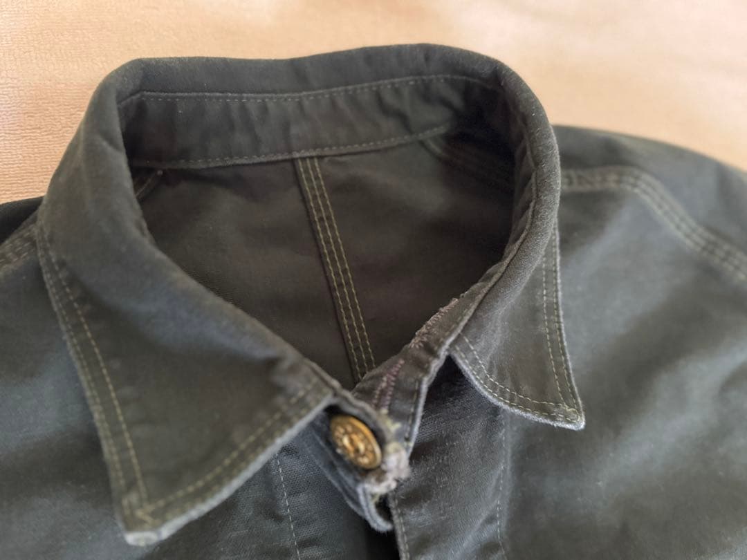 TCBジーンズ　キャットヘッドジャケット グリーンキャンバス　カバーオール　40