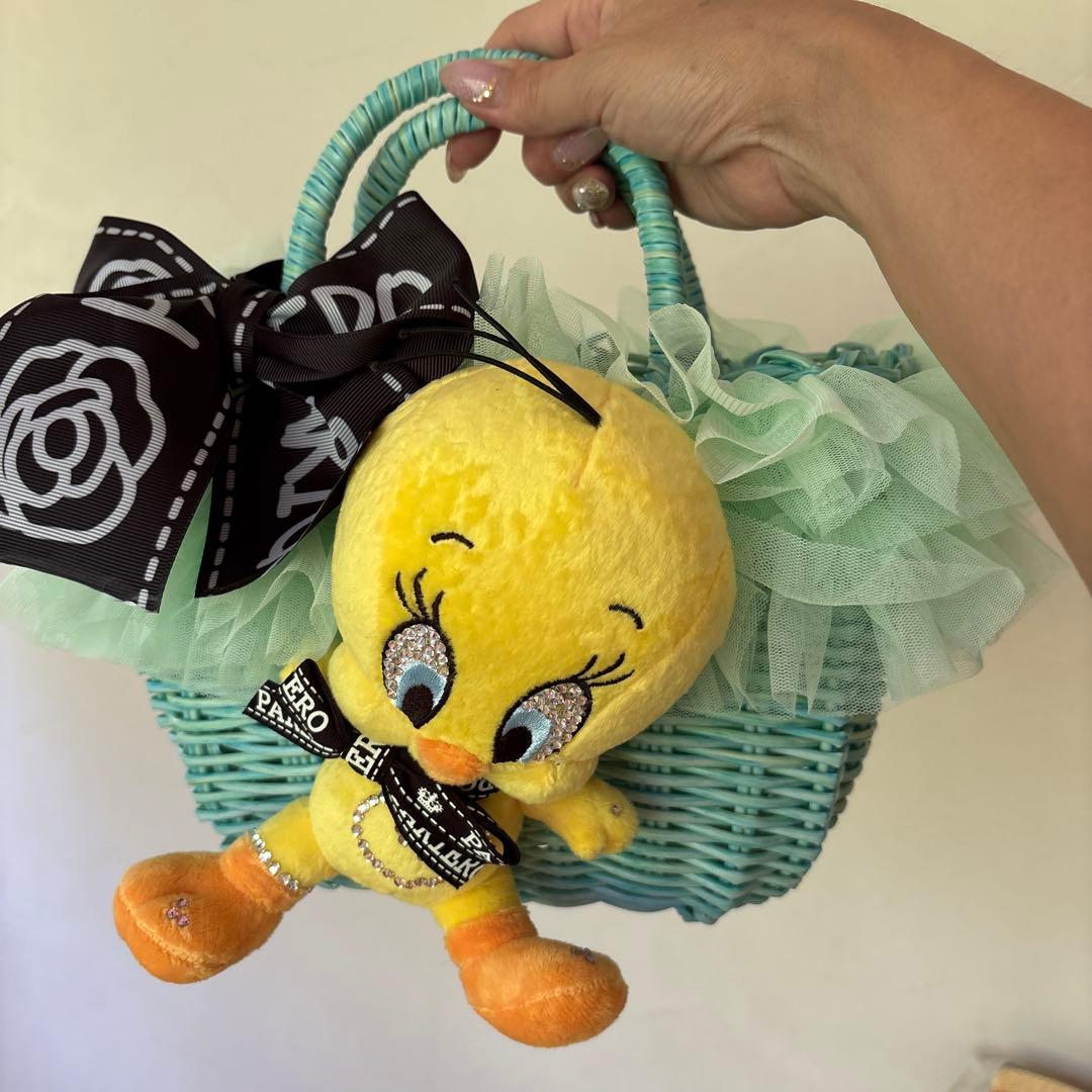 新品♡PARIPINK SHOP♡トゥウィーティーかごバック♡ パリエロモール☆