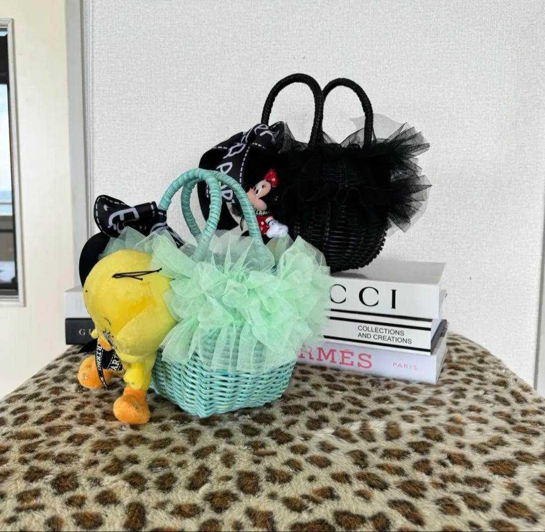 新品♡PARIPINK SHOP♡トゥウィーティーかごバック♡ パリエロモール☆