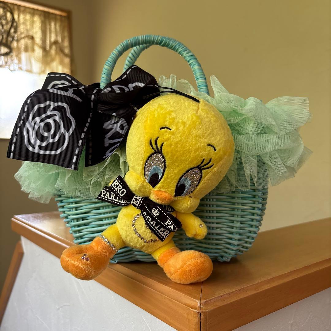 新品♡PARIPINK SHOP♡トゥウィーティーかごバック♡ パリエロモール☆