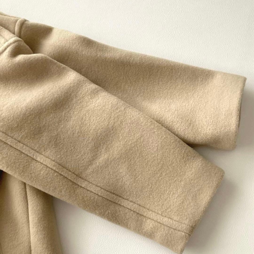 23AW ボールジィ　ウールナイロンベロア コクーンコート　ベージュ