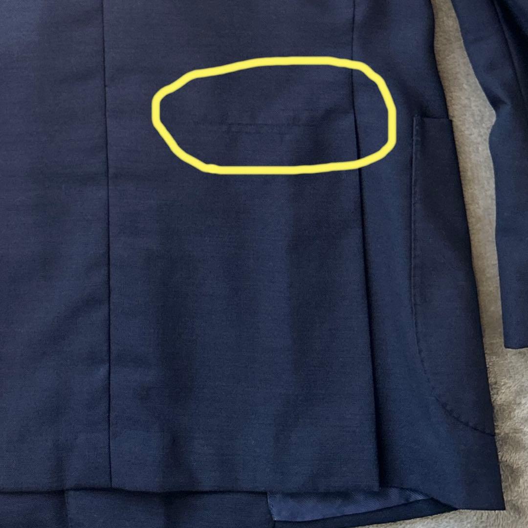 デペトリロ　6B ダブル　ネイビーブレザー