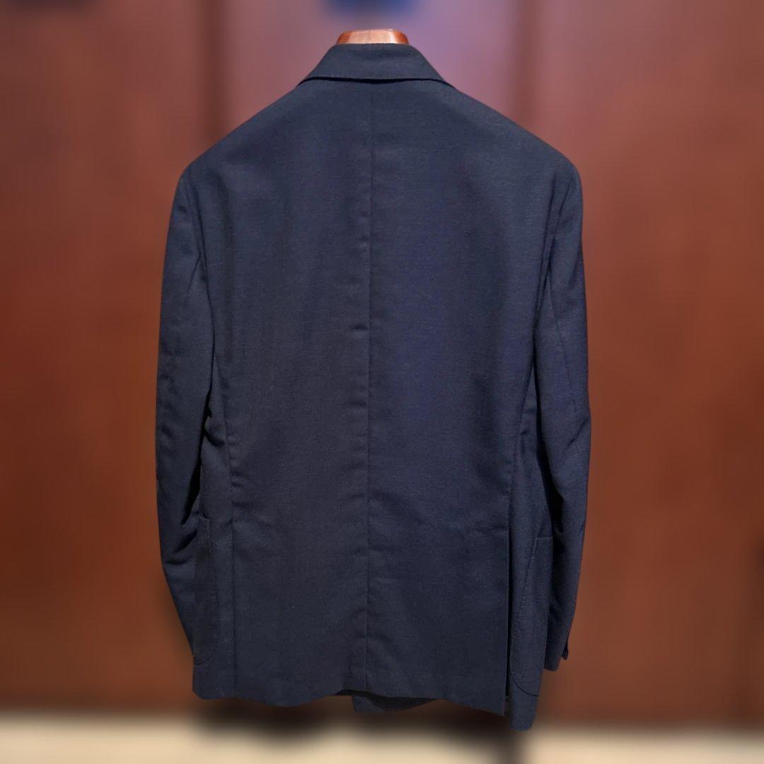 デペトリロ　6B ダブル　ネイビーブレザー