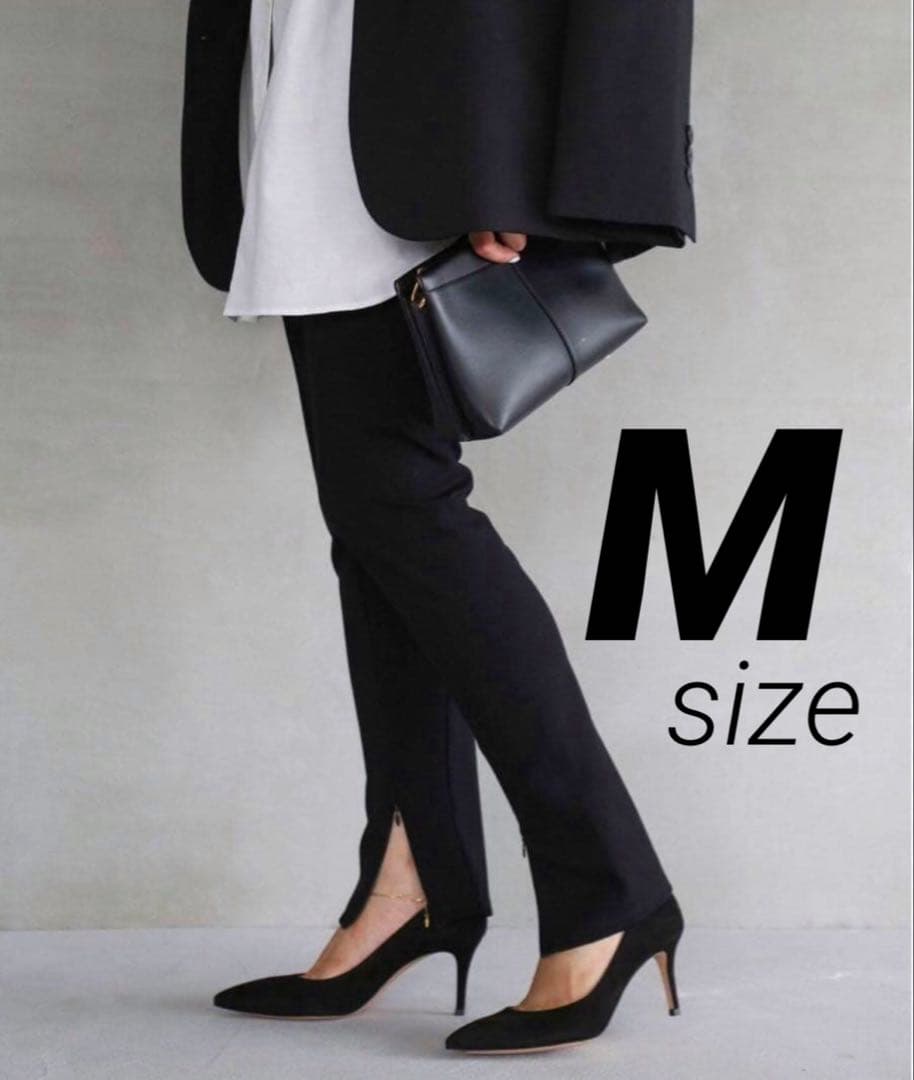 ドゥーズィエムクラス　Warm Zip レギンスパンツ　38