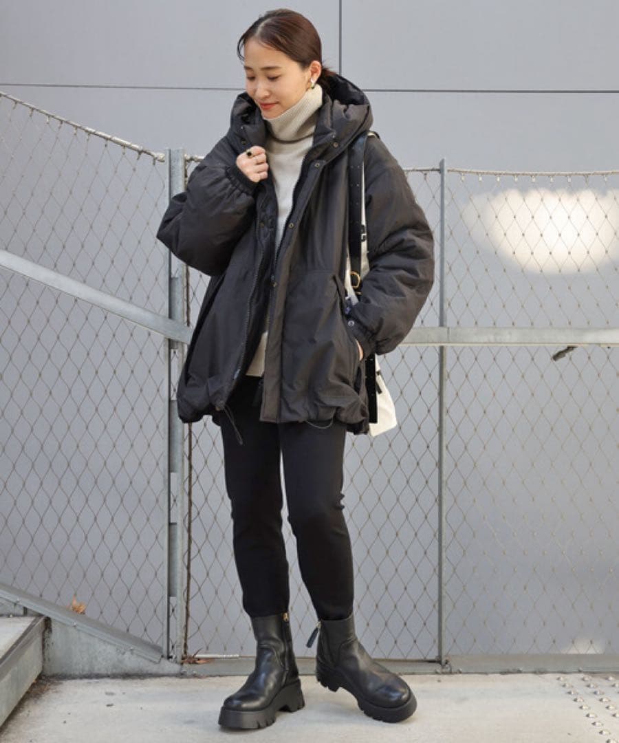 ドゥーズィエムクラス　Warm Zip レギンスパンツ　38