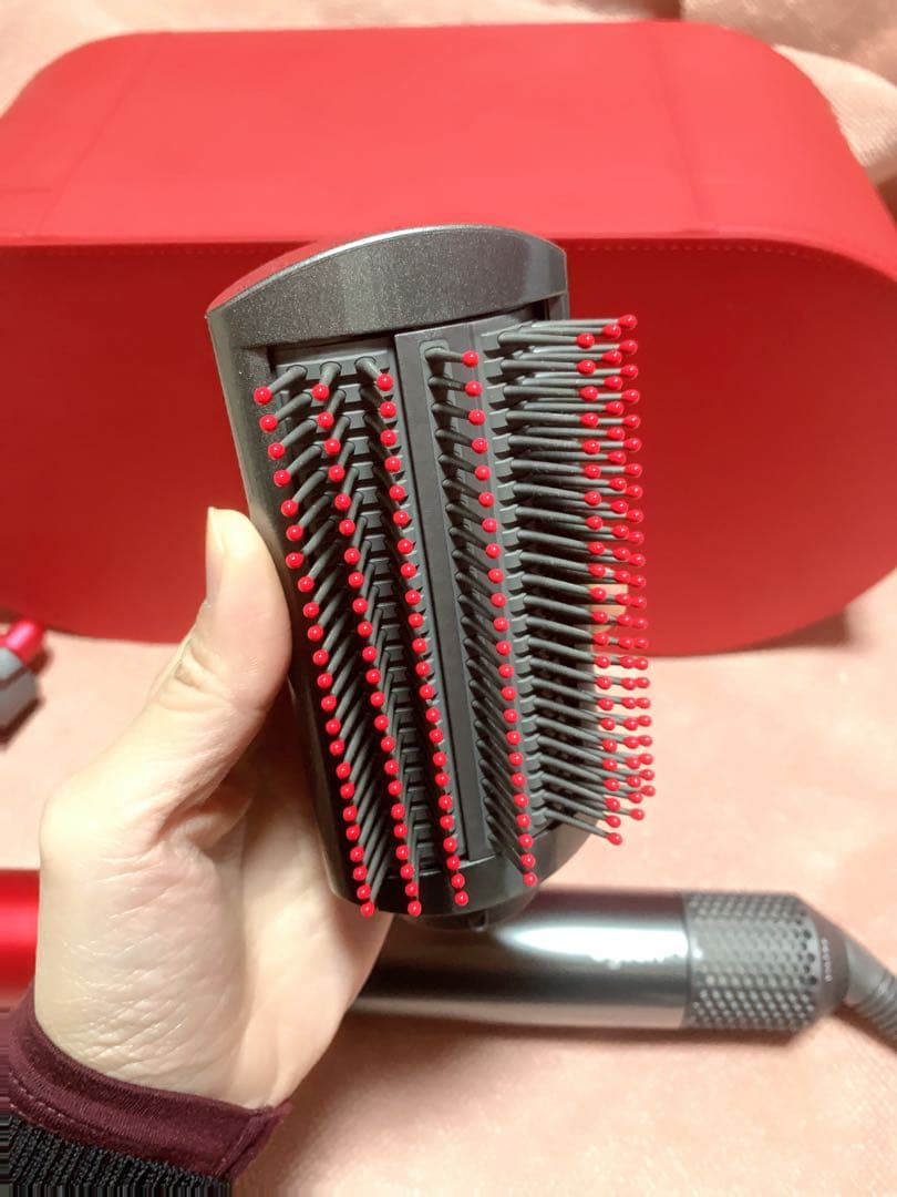 Dyson ヘアスタイリングツール グレー/レッド