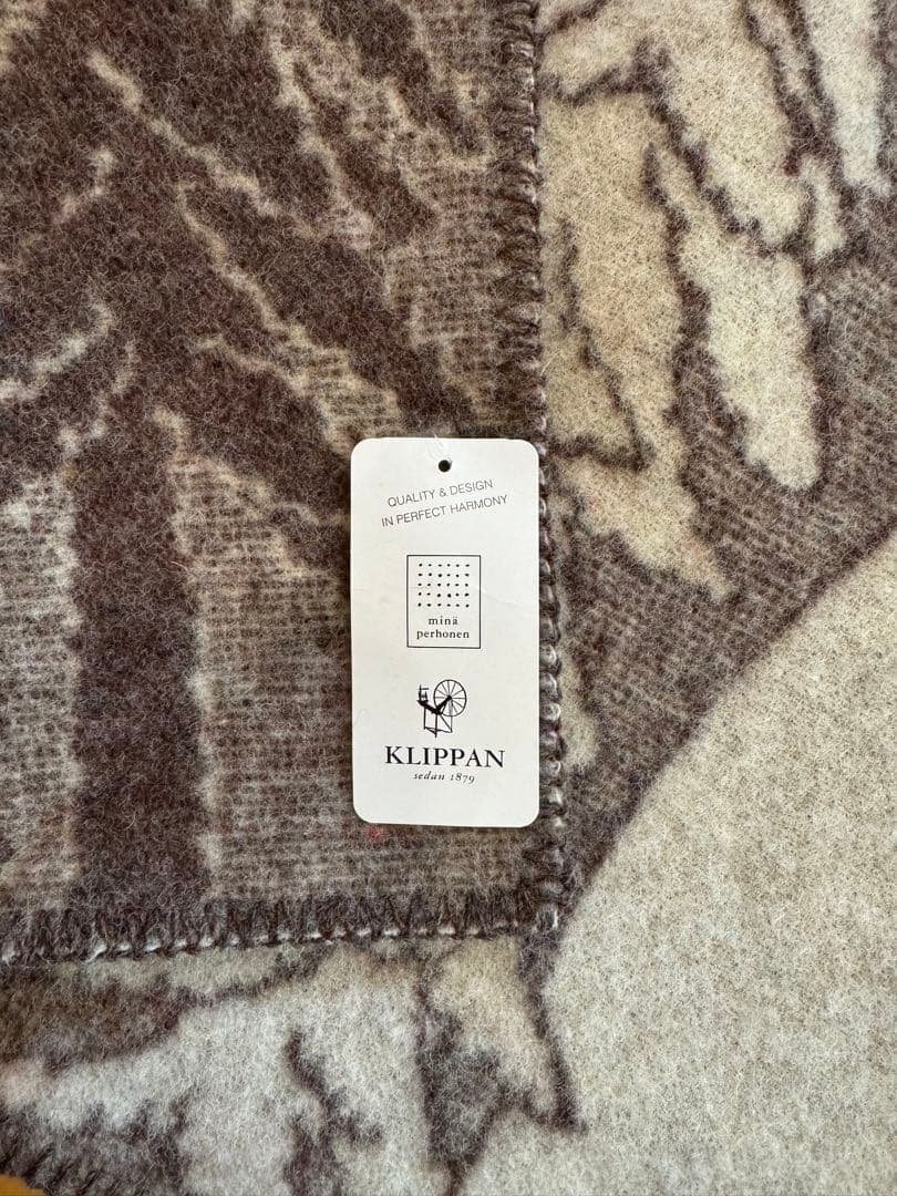 【12/31までお値下げ中】KLIPPAN クリッパン ブランケット