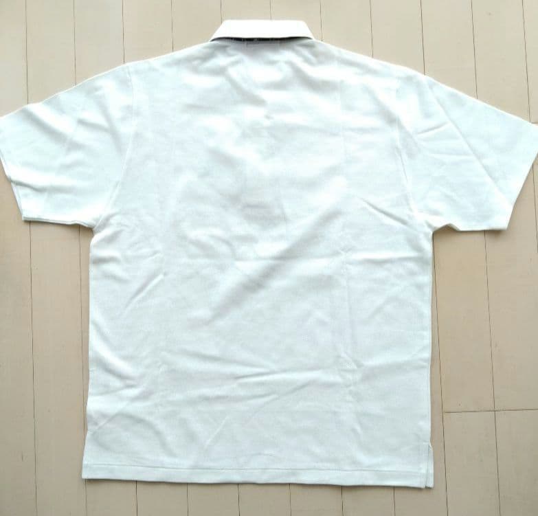Burberry's 　レディースＬ　ホワイト ポロシャツ 半袖　三陽商会正規品