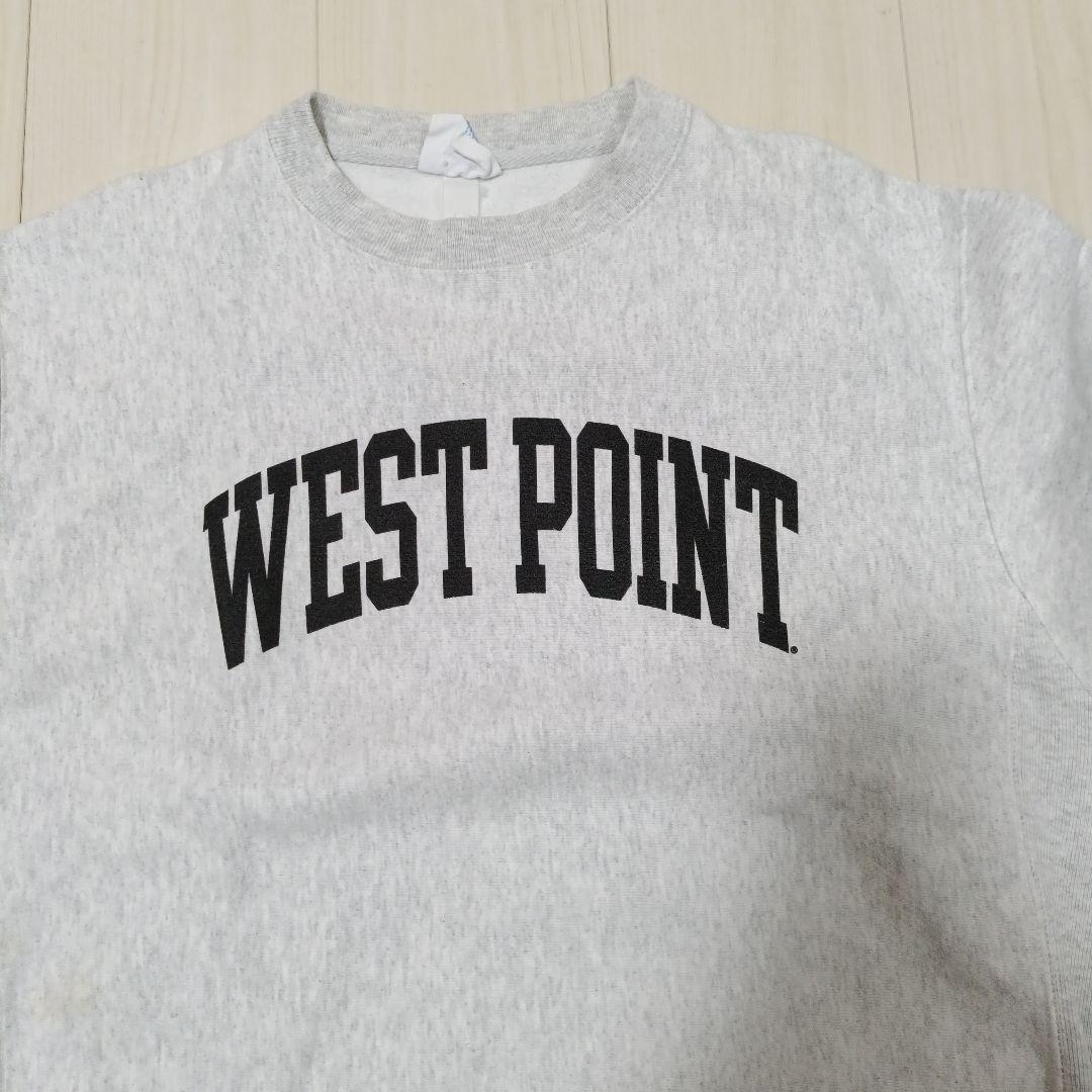 チャンピオン　リバースウィーブ　west point 00s ミリタリー染み込み