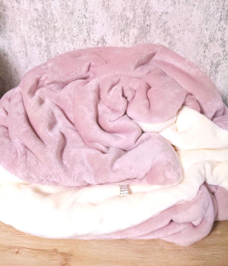 ２枚。Meg❤みかん❤超厚手＊極やわ⭐Wボア☆超特大ブランケット❤