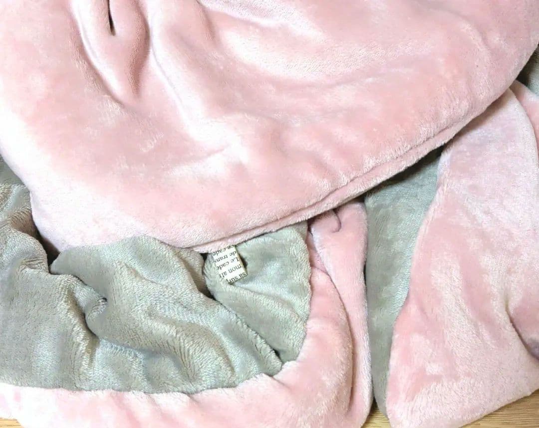 ２枚。Meg❤みかん❤超厚手＊極やわ⭐Wボア☆超特大ブランケット❤