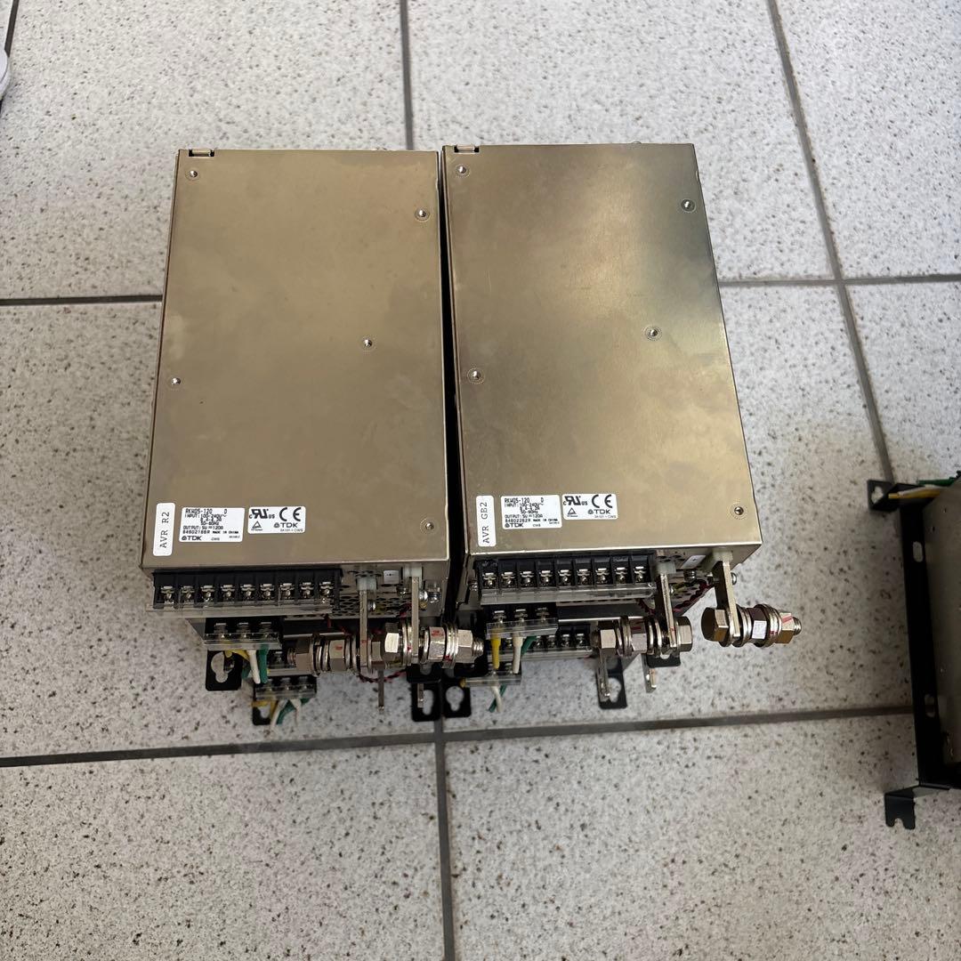 電源供給装置 4台セット メタリックシルバー ジャンク品