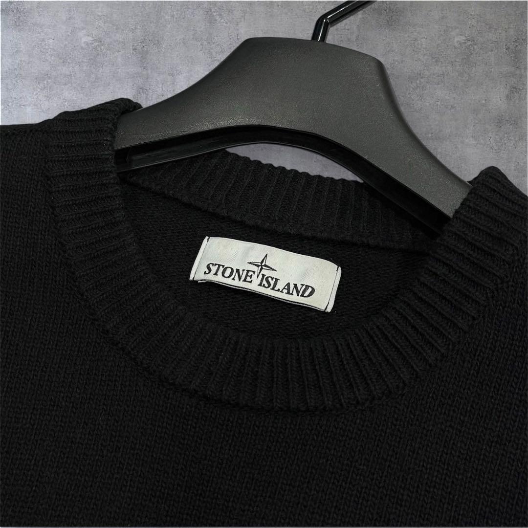 大人気‼️STONE  クルーネックニット ウール ブラック 完売品M