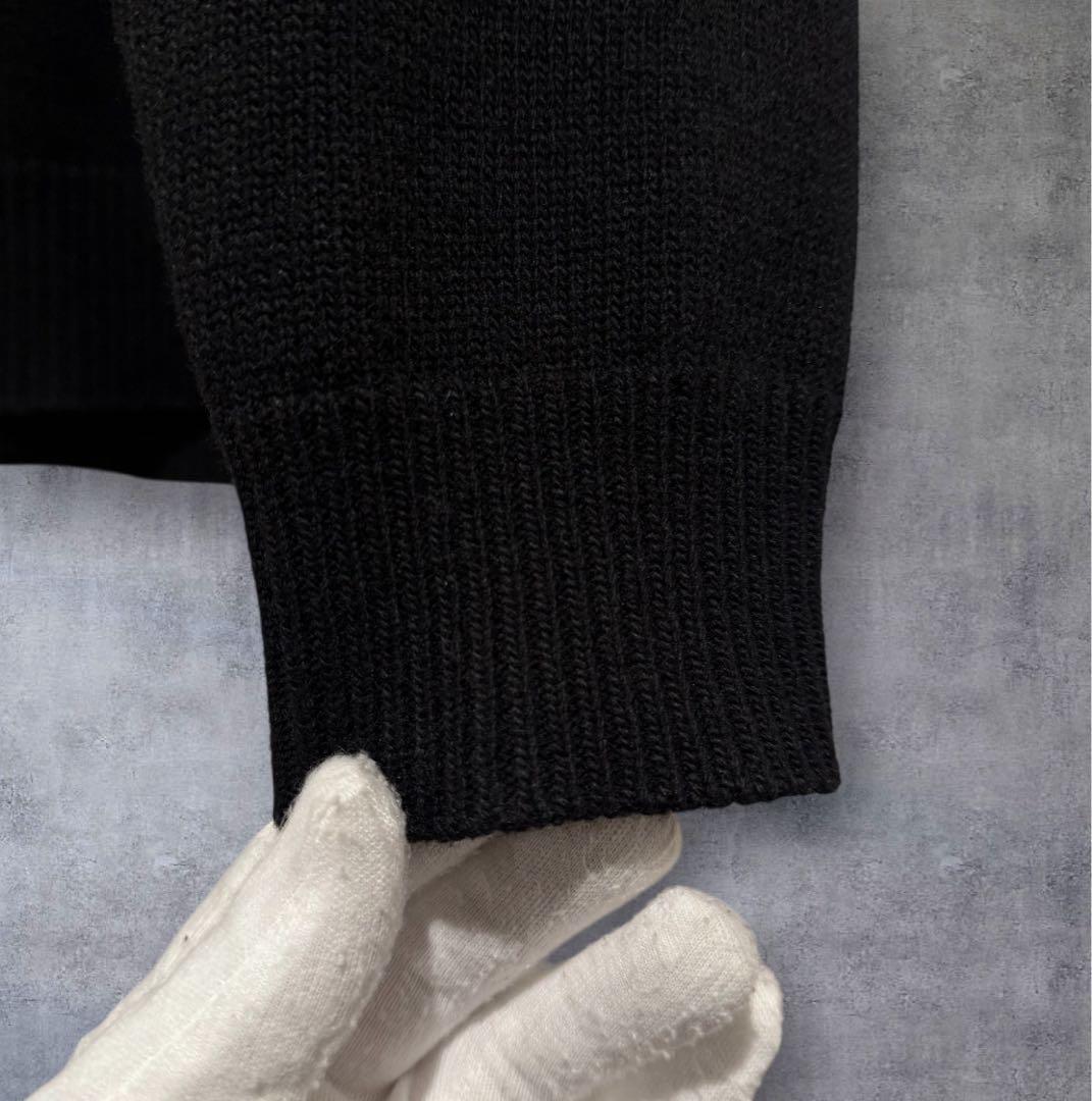 大人気‼️STONE  クルーネックニット ウール ブラック 完売品M