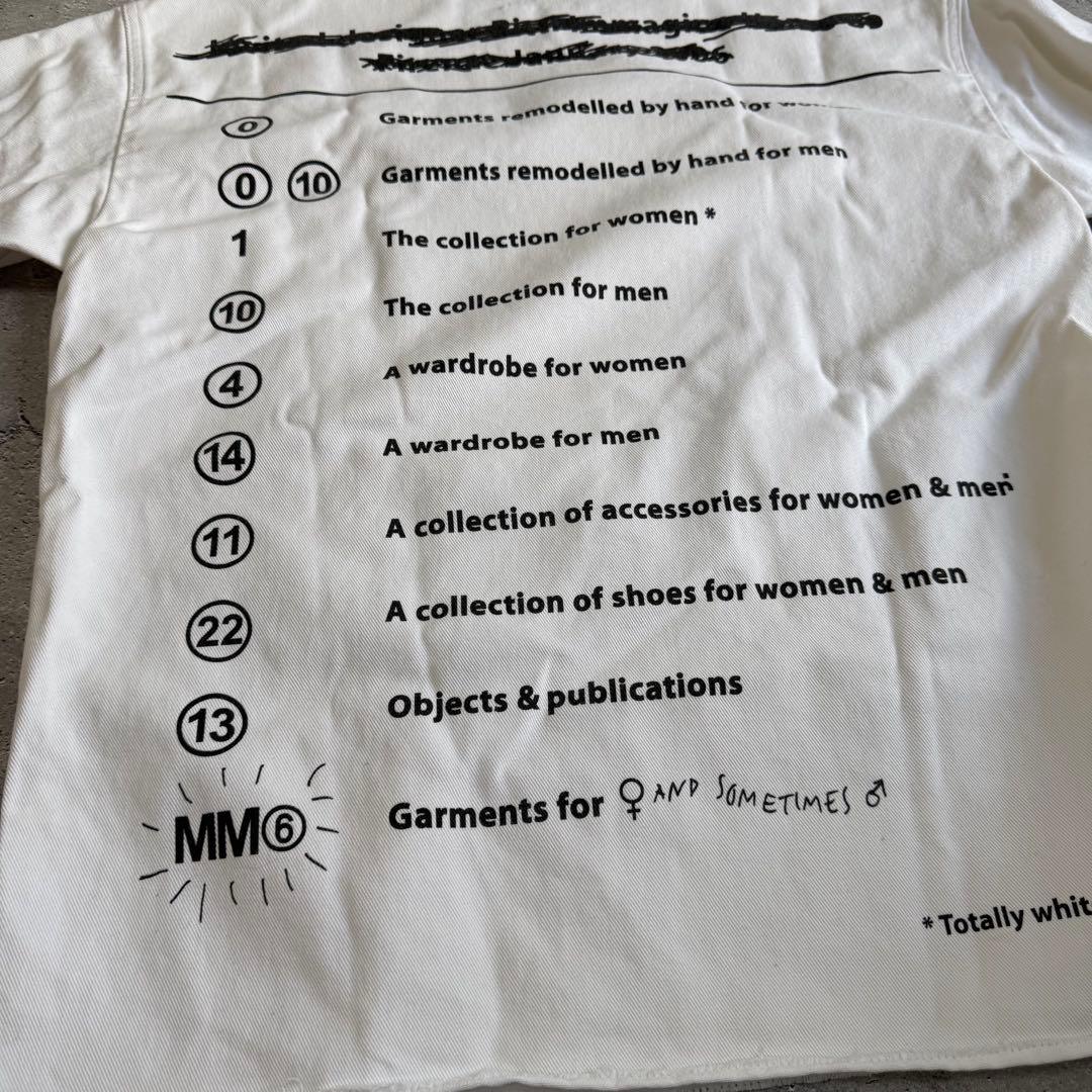 MM6 マルジェラ　Archive カットオフロゴTシャツ　サイズ40