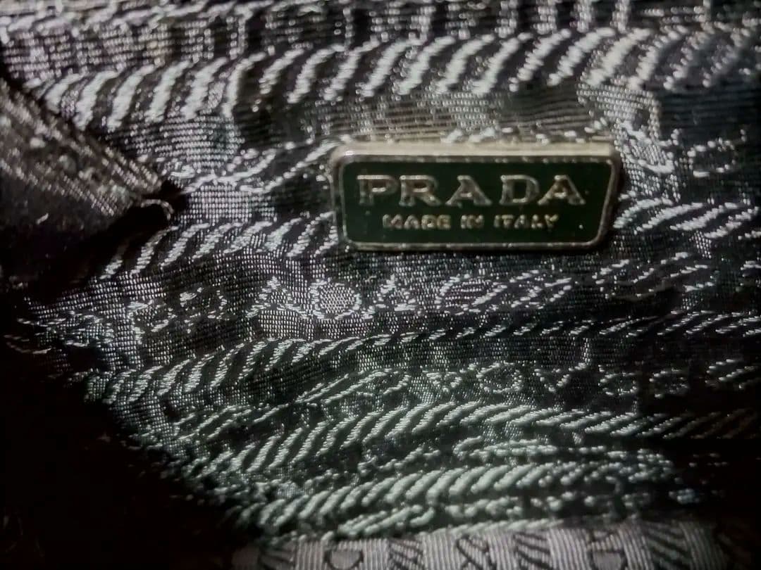 プラダPRADA 花装飾 パーティバッグ