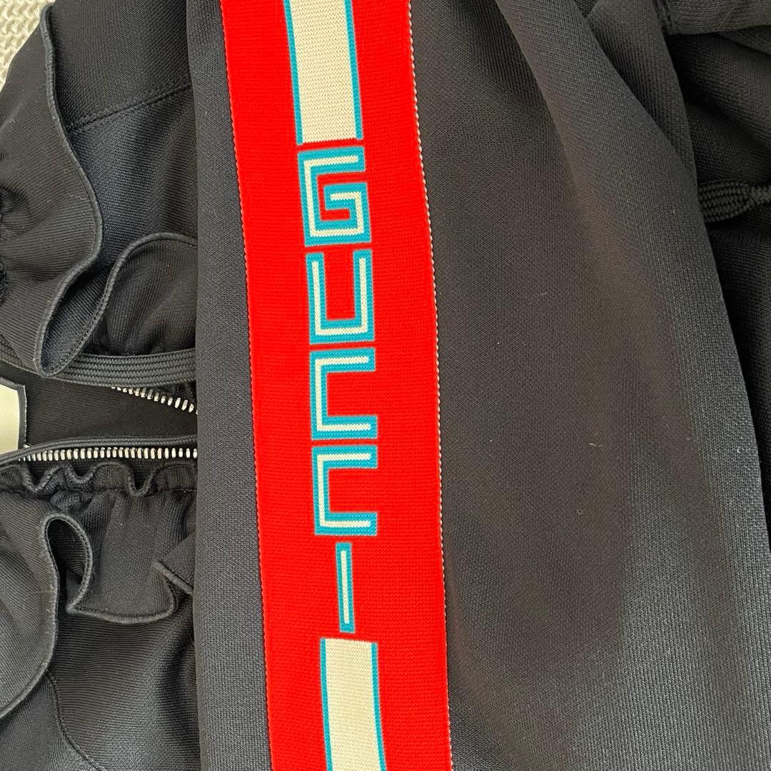 GUCCI グッチ テクニカルジャージ フリル プルオーバー チュニック