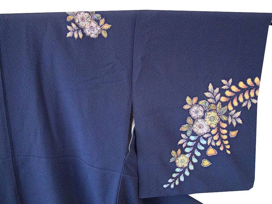 「翠山工房」 辻が花 附下げ・訪問着（正絹）仕立上り＜HH2244hana