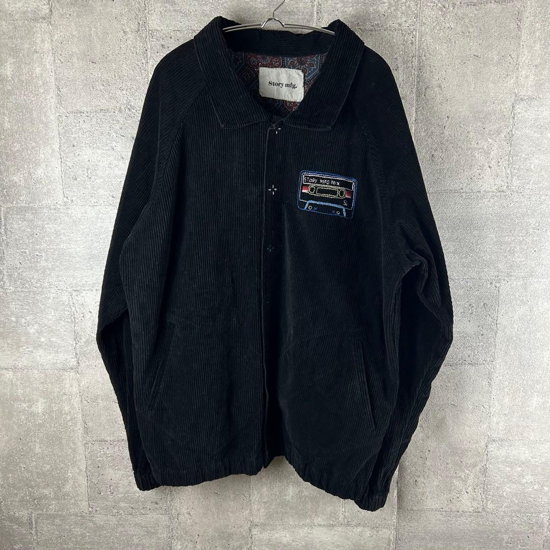 STORY MFG ストーリーエムエフジー コーデュロイ ジャケット ブラック