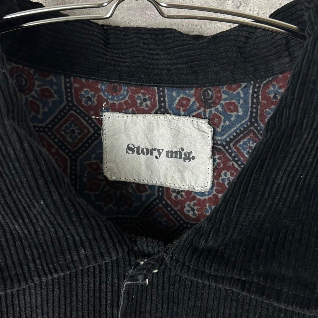 STORY MFG ストーリーエムエフジー コーデュロイ ジャケット ブラック